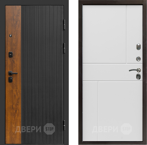 Входная металлическая Дверь Престиж Prestizh Горизонт Бетон белый в Одинцово