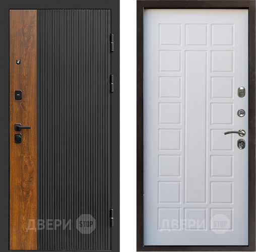 Входная металлическая Дверь Престиж Prestizh Престиж Белое дерево в Одинцово