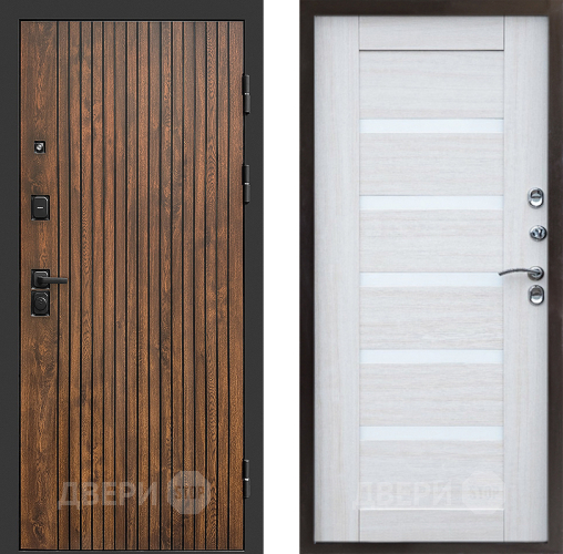 Входная металлическая Дверь Престиж Tvist Царга Лиственница белая в Одинцово