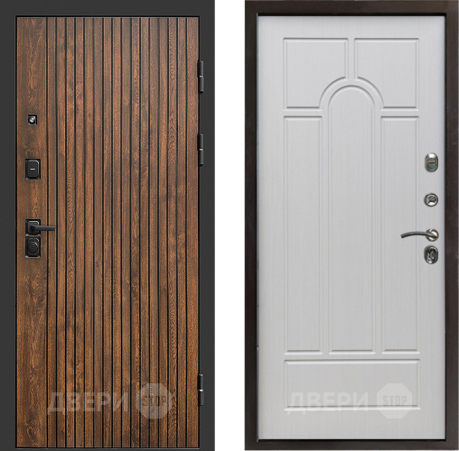 Входная металлическая Дверь Престиж Tvist Арка Лиственница белая в Одинцово