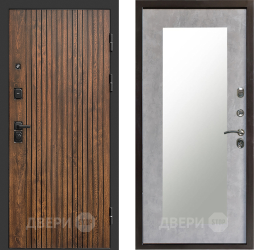 Дверь Престиж Tvist Зеркло Пастораль Бетон светлый в Одинцово