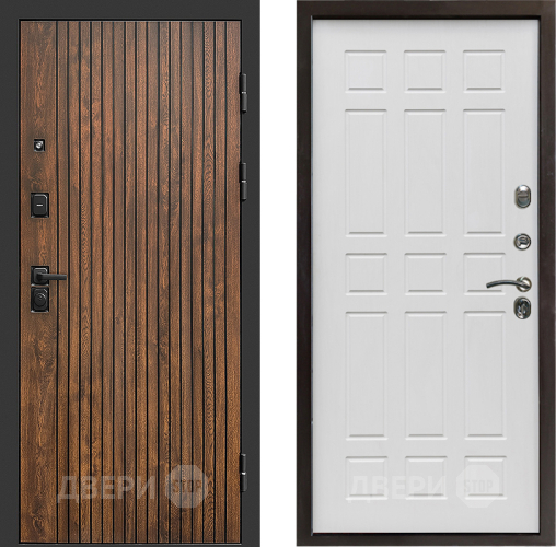 Входная металлическая Дверь Престиж Tvist Спарта Белое дерево в Одинцово