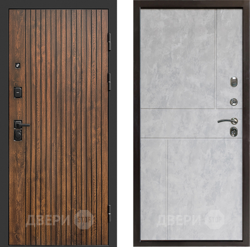 Входная металлическая Дверь Престиж Tvist Горизонт Бетон светлый в Одинцово