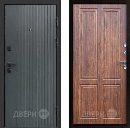 Входная металлическая Дверь Престиж Tvist Grey Премиум Орех светлый в Одинцово