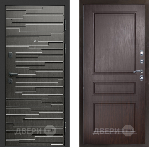 Входная металлическая Дверь Престиж Rivera Классика Венге в Одинцово