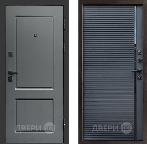 Входная металлическая Дверь Престиж Verona Porte Черный кварц в Одинцово