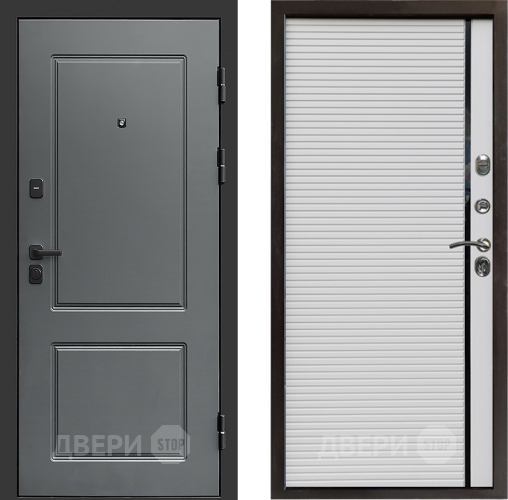 Входная металлическая Дверь Престиж Verona Porte Белый в Одинцово