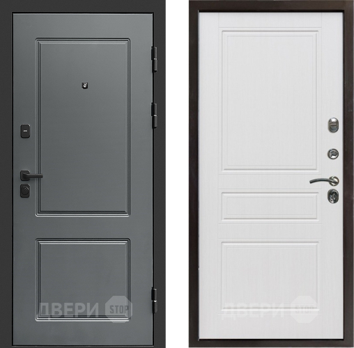 Входная металлическая Дверь Престиж Verona Классика Белое дерево в Одинцово