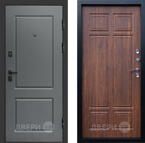 Входная металлическая Дверь Престиж Verona Премиум Орех темный в Одинцово