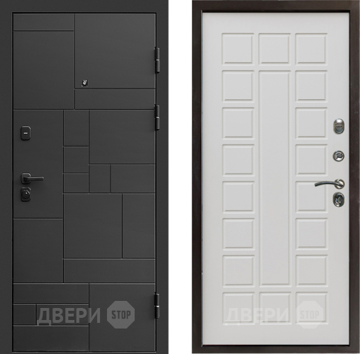 Входная металлическая Дверь Престиж Kvadro Престиж Бежевый мат в Одинцово