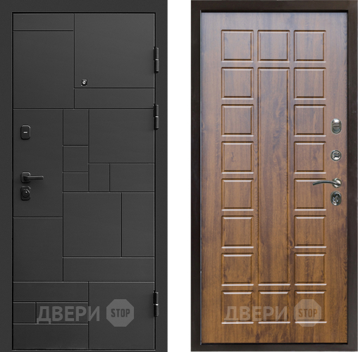 Входная металлическая Дверь Престиж Kvadro Престиж Дуб в Одинцово