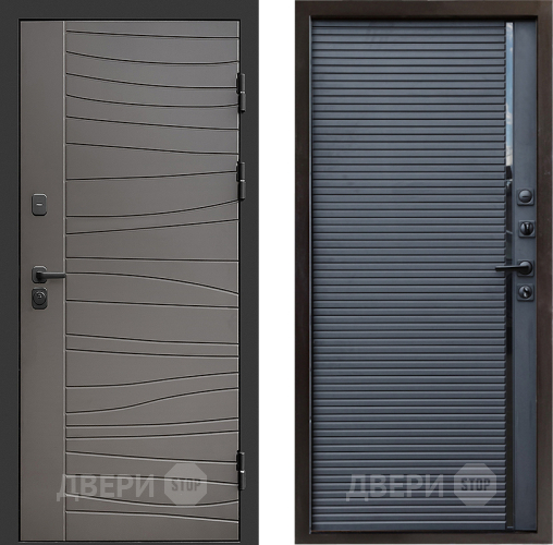 Входная металлическая Дверь Престиж Siciliya Porte Черный кварц в Одинцово