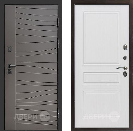 Входная металлическая Дверь Престиж Siciliya Классика Белое дерево в Одинцово