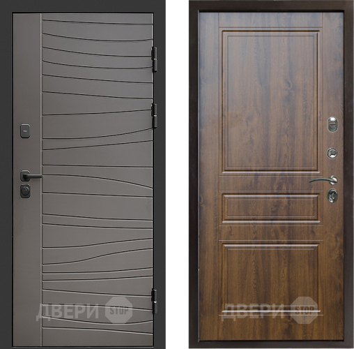 Входная металлическая Дверь Престиж Siciliya Классика Дуб в Одинцово