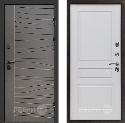 Входная металлическая Дверь Престиж Siciliya Классика Белый матовый в Одинцово