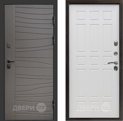 Входная металлическая Дверь Престиж Siciliya Спарта Лиственница белая в Одинцово