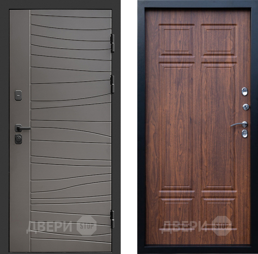 Входная металлическая Дверь Престиж Siciliya Премиум Орех темный в Одинцово