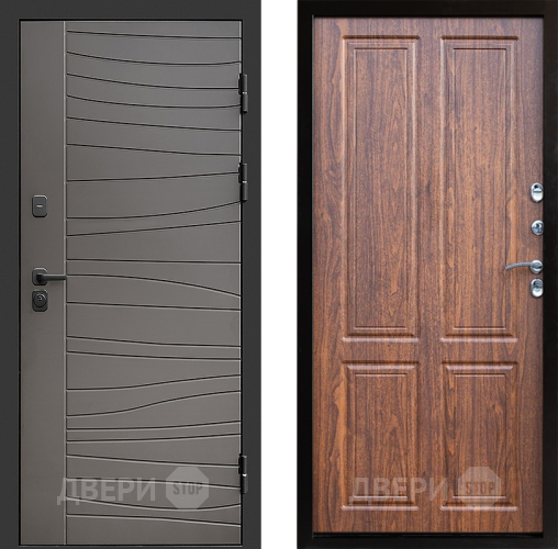 Входная металлическая Дверь Престиж Siciliya Премиум Орех светлый в Одинцово