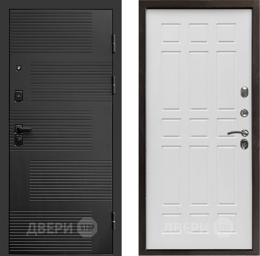 Входная металлическая Дверь Престиж Favorit Спарта Белое дерево в Одинцово