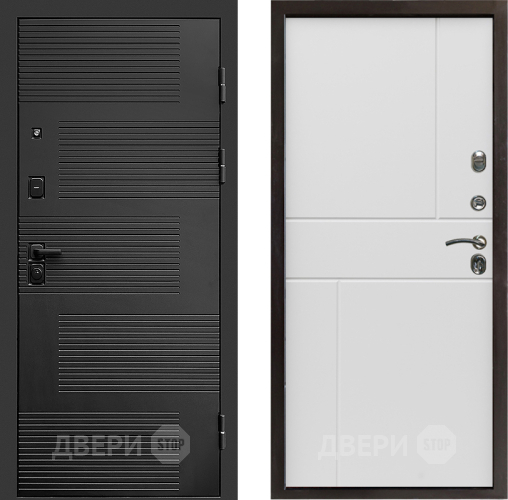 Входная металлическая Дверь Престиж Favorit Горизонт Бетон белый в Одинцово