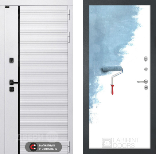 Входная металлическая Дверь Лабиринт (LABIRINT) Royal 28 Под покраску в Одинцово