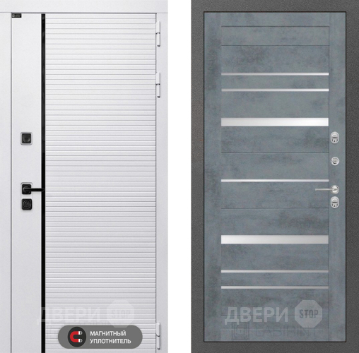 Дверь Лабиринт (LABIRINT) Royal 20 Бетон темный в Одинцово