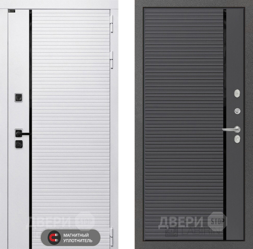 Входная металлическая Дверь Лабиринт (LABIRINT) Royal 22 Графит софт в Одинцово