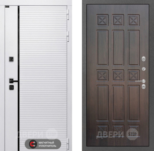 Входная металлическая Дверь Лабиринт (LABIRINT) Royal 16 VINORIT Алмон 28 в Одинцово