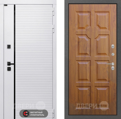 Входная металлическая Дверь Лабиринт (LABIRINT) Royal 17 Дуб золото в Одинцово