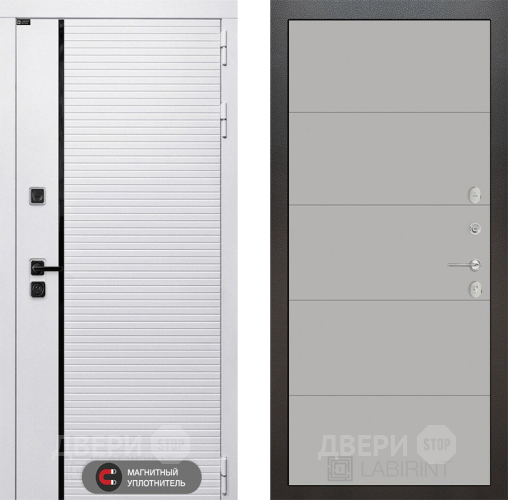 Дверь Лабиринт (LABIRINT) Royal 13 Грей софт в Одинцово