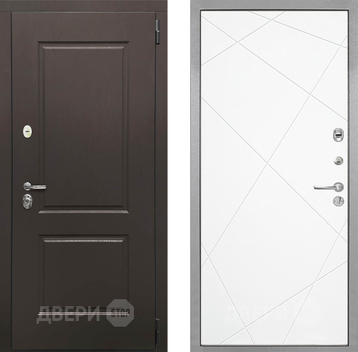 Входная металлическая Дверь Интекрон (INTECRON) Кампо Лучи-М Софт милк в Одинцово