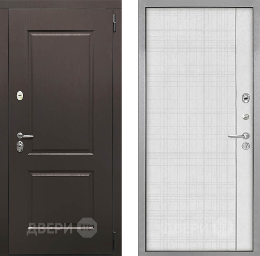 Дверь Интекрон (INTECRON) Кампо В-07 с молдингом Лофт белый в Одинцово