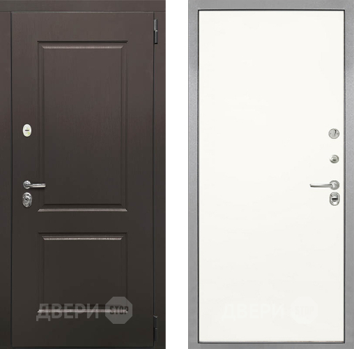 Входная металлическая Дверь Интекрон (INTECRON) Кампо Гладкая Слоновая кость в Одинцово