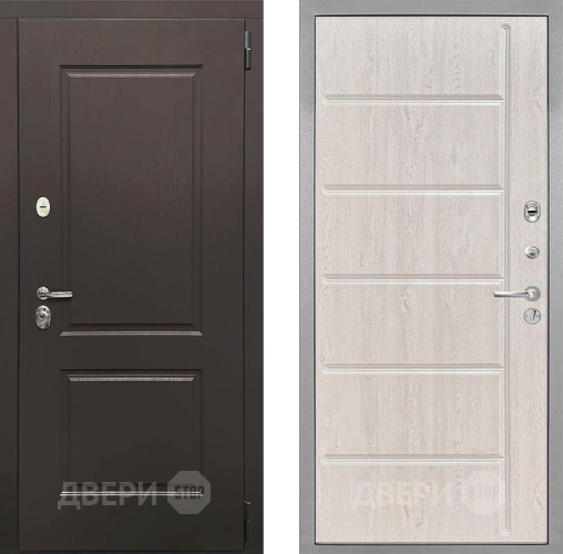 Входная металлическая Дверь Интекрон (INTECRON) Кампо ФЛ-102 Сосна белая в Одинцово