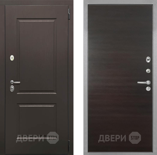 Входная металлическая Дверь Интекрон (INTECRON) Кампо Гладкая Эковенге поперечный в Одинцово