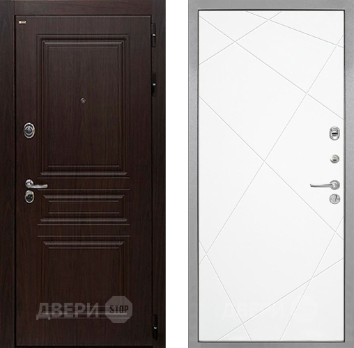 Дверь Интекрон (INTECRON) Брайтон Тиковое Дерево Лучи-М Софт милк в Одинцово