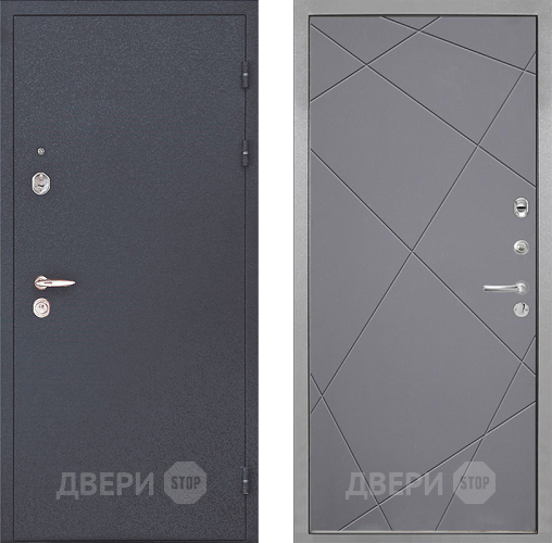 Входная металлическая Дверь Интекрон (INTECRON) Колизей Лучи-М Графит софт в Одинцово