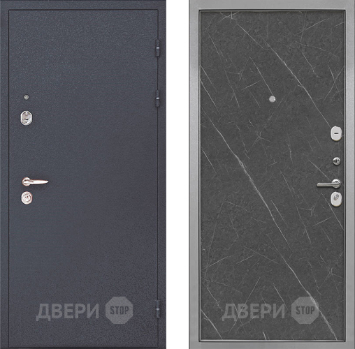 Входная металлическая Дверь Интекрон (INTECRON) Колизей Гладкая Гранит лава оникс в Одинцово