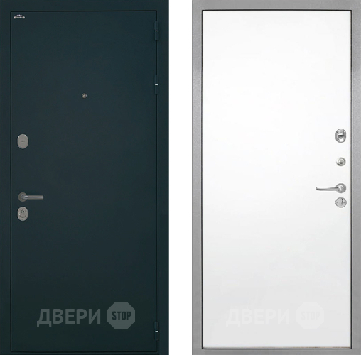 Входная металлическая Дверь Интекрон (INTECRON) Греция Гладкая Силк Сноу в Одинцово