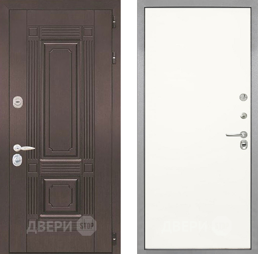 Входная металлическая Дверь Интекрон (INTECRON) Италия Гладкая Слоновая кость в Одинцово