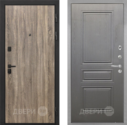 Дверь Интекрон (INTECRON) Профит Black Дуб Турин ФЛ-243 Графит вуд дуб в Одинцово