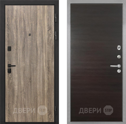 Дверь Интекрон (INTECRON) Профит Black Дуб Турин Гладкая Эковенге поперечный в Одинцово
