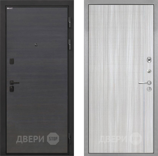 Входная металлическая Дверь Интекрон (INTECRON) Профит Black Эковенге В-07 с молдингом Сандал белый в Одинцово