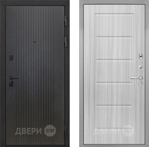 Входная металлическая Дверь Интекрон (INTECRON) Профит Black ФЛ-295 ФЛ-39 Сандал белый в Одинцово