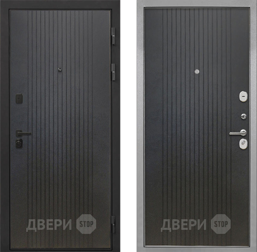 Входная металлическая Дверь Интекрон (INTECRON) Профит Black ФЛ-295 ФЛ-295 Лофт черный в Одинцово