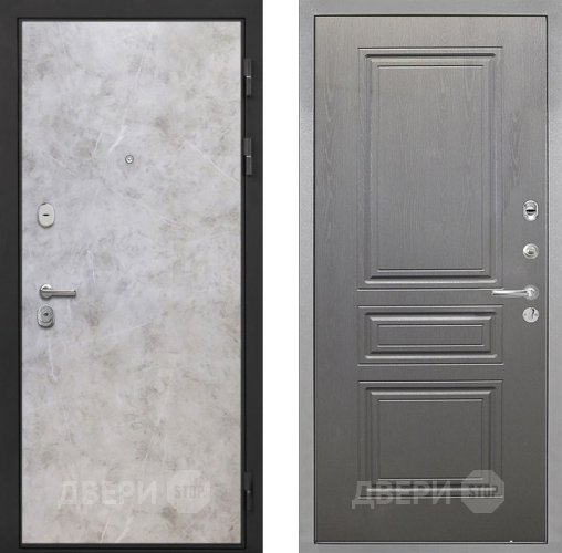 Дверь Интекрон (INTECRON) Гектор Мрамор Светлый ФЛ-243 Графит вуд дуб в Одинцово