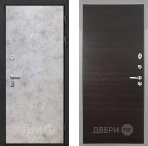 Входная металлическая Дверь Интекрон (INTECRON) Гектор Мрамор Светлый Гладкая Эковенге поперечный в Одинцово