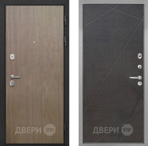 Входная металлическая Дверь Интекрон (INTECRON) Гектор Венге Коричневый Лучи-М Венге распил кофе в Одинцово