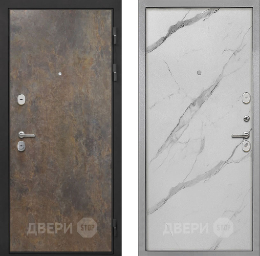 Дверь Интекрон (INTECRON) Гектор Гранж Гладкая Мрамор натуральный арктик в Одинцово