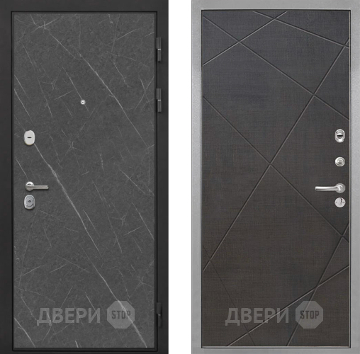 Входная металлическая Дверь Интекрон (INTECRON) Гектор Гранит Лава Оникс Лучи-М Венге распил кофе в Одинцово